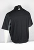 Adidas Men's Ultimate 365 Short Sleeve 1/2 Zip Pullover XL Black Gray IW1395 gallery