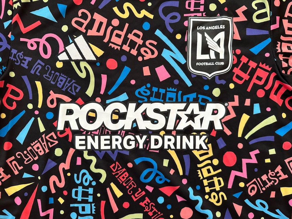 2023 Adidas Los Angeles FC Hispanic Heritage Soccer Jersey Rockstar Shirt