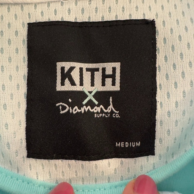 Kith x Diamond Supply Co. Raleigh Short Sleeve Jersey-SS15 Collab-White-Sz Med gallery