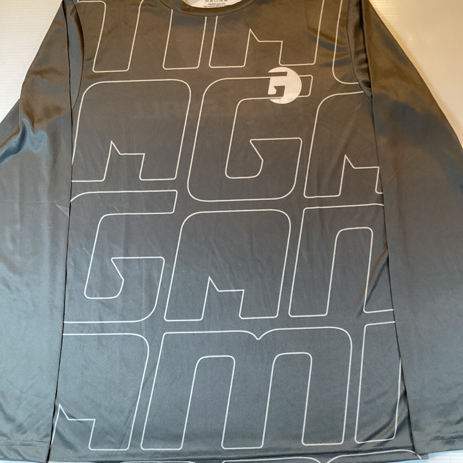 Gamma Heritage Men's Long Sleeve TopGray Large Pickleball Jersey gallery
