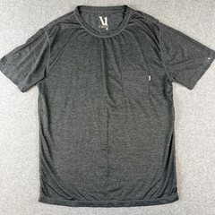 Vuori Tradewind Pocket Tee Lightweight Performance Stretch Large Mens Grey READ