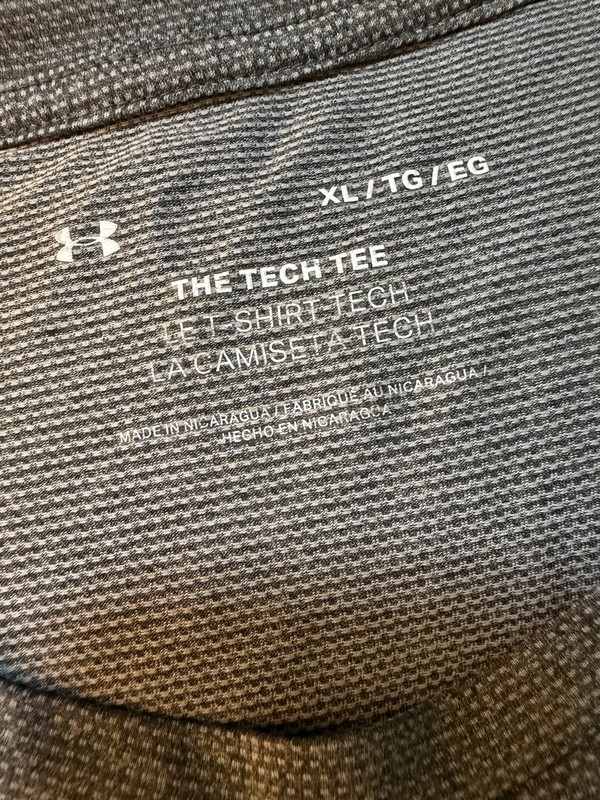 Under Armour Men's the Tech Tee T-Shirt Grey, Short Sleeve, Size XL gallery