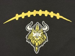 Minnesota Vikings Football BSN Sports Performance Apparel Black Tee Shirt 2XL