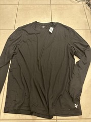 Old Navy Go-fresh Active Long Sleeve Shirt Mens XL Black