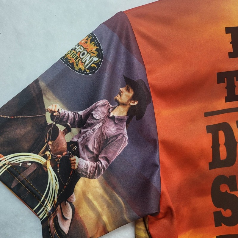 Flashpoint Designs Deadwood Shootout 2019 Western Cowboy Quarter Zip Jersey XL gallery