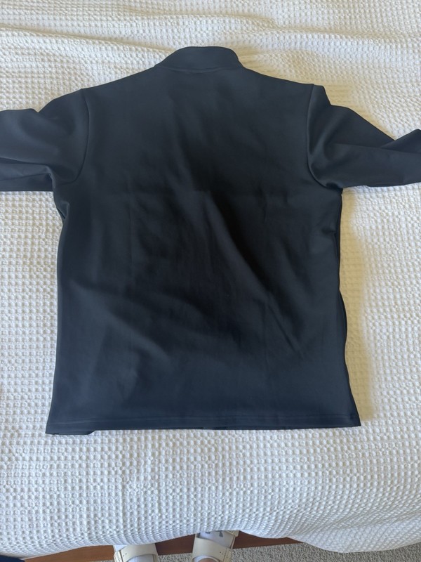 Adidas Men’s Quarter Zip Pullover Black Large | Athletic Golf Style Activewear gallery