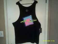 NEW SPORTSWEAR ” Miami Summer Tee” MEN’S BLACK MULTI-CLR TANK TOP XL DM7945-010