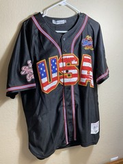 TRUMP HEADGEAR CLASSICS BUTTON UP JERSEY L BLACK NWT