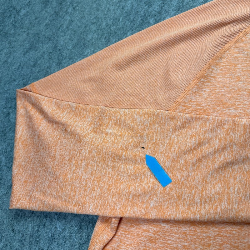 Nike DRI-FIT Element 1/2 Zip Long Sleeve Running Top Shirt Men XL Orange gallery