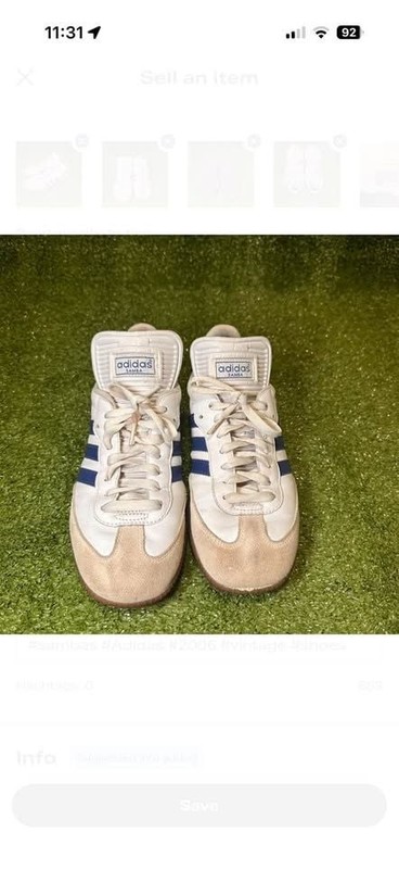 Rare Adidas Sambas Royal Blue Size 8.5 gallery