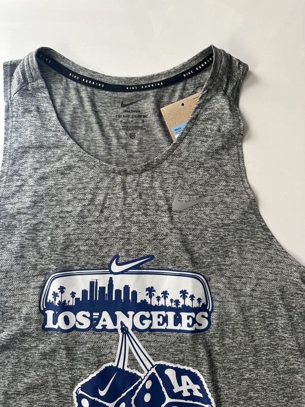 Nike Stride Men's Dri-FIT ADV Running Tank Size M Smoke Grey HV5210-011 gallery