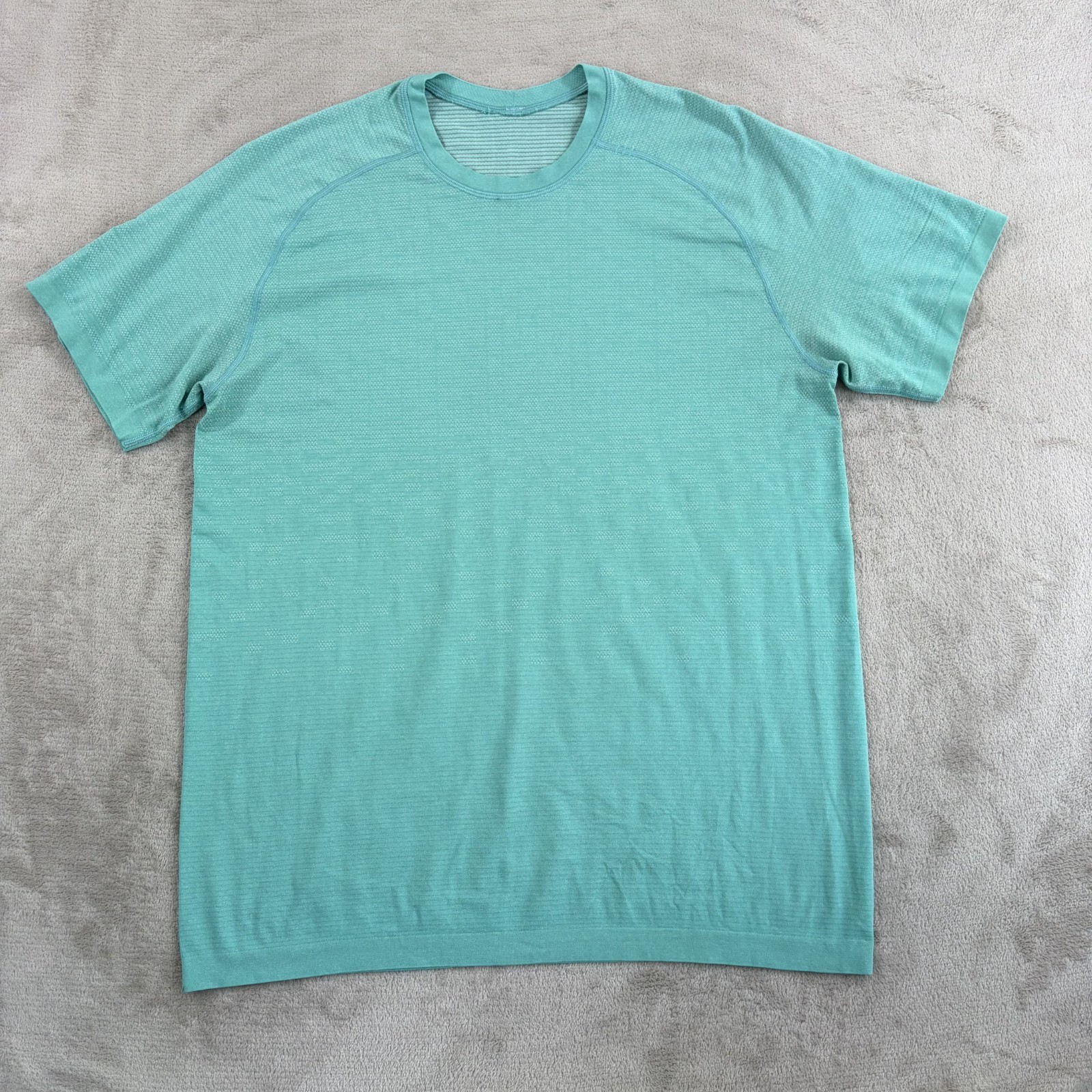 Lululemon Metal Vent Tech T Shirt in Aqua Green Men XL Short Sleeve Wicking Gym gallery