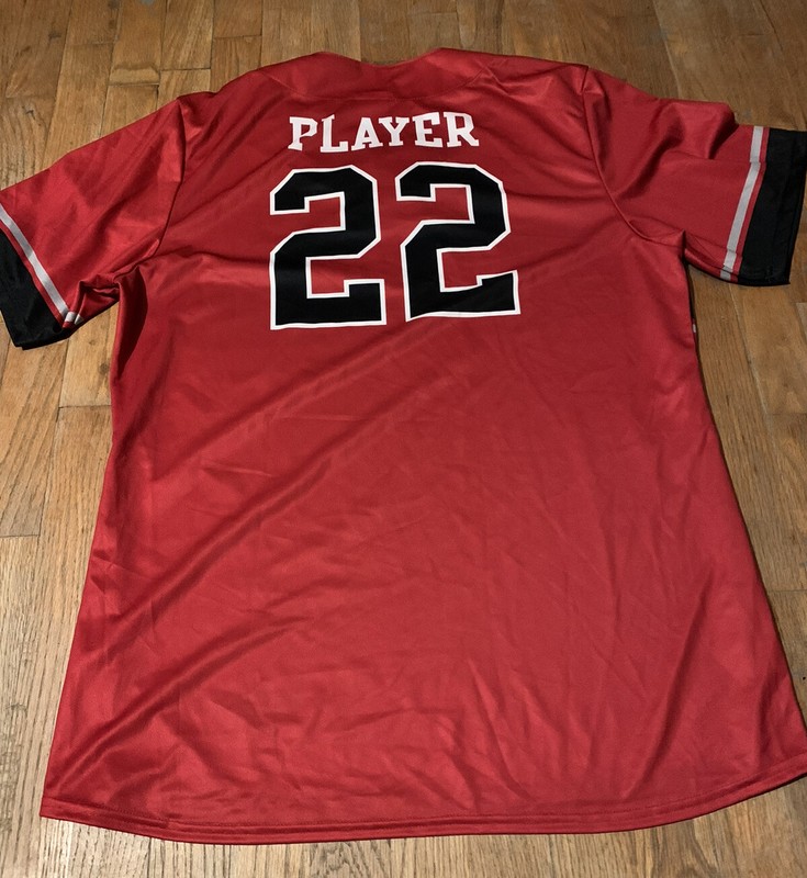adidas Men’s Double Header 2.0 Baseball #22 Jersey Sz. 46 NEW RED gallery