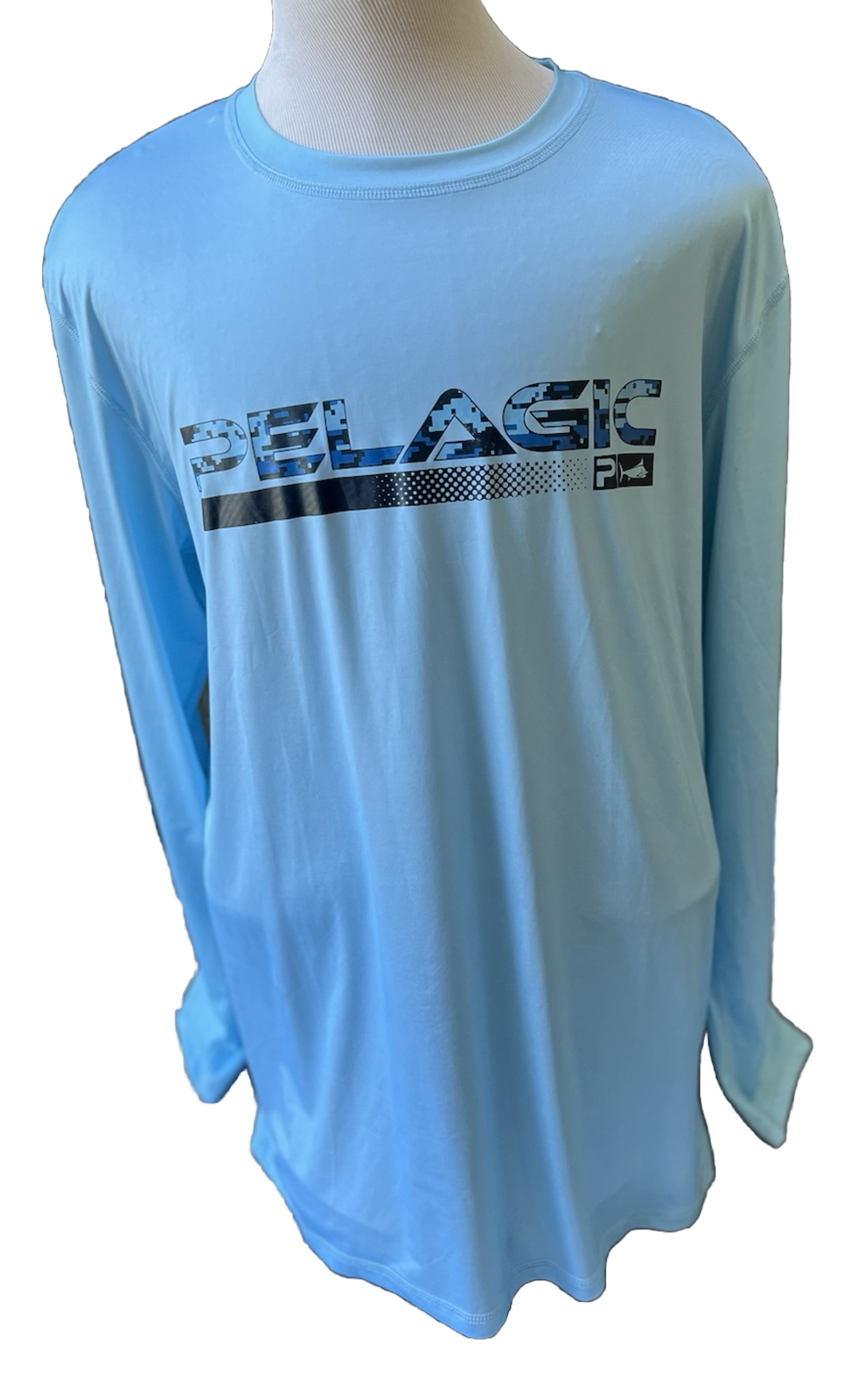 Pelagic Hydro Fuse Performance Fusing T Shirt UVA/UVB Protection Blue 2XL gallery