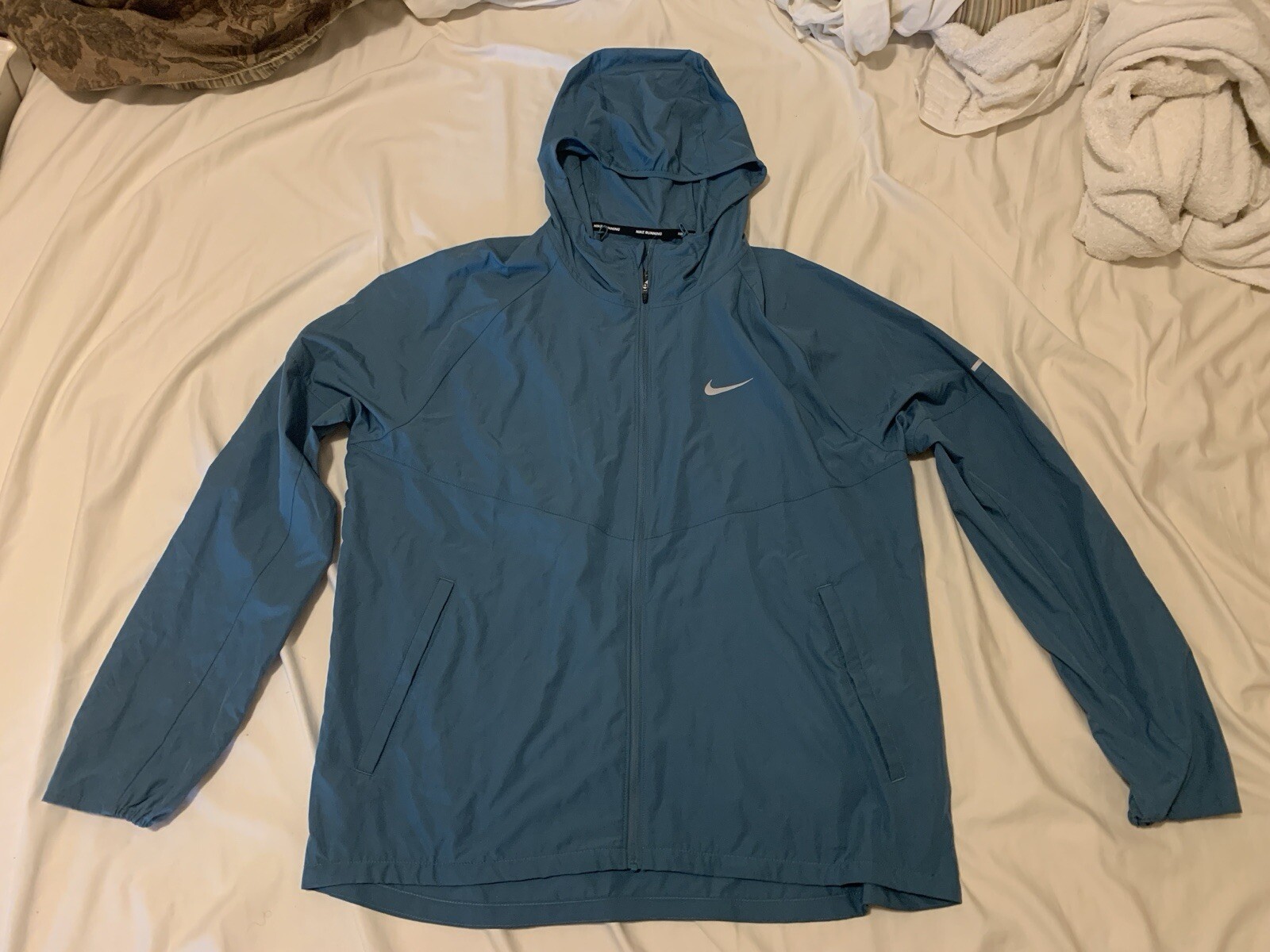 Nike DD4746 379 Repel Miler Jacket Hood Run Running Top FULL ZIPPER POCKET New gallery