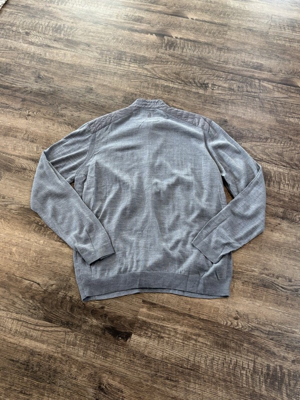 Johnnie-O Mixed Media 1/4 Zip Pullover Mens XL Gray Long Sleeve Outdoors gallery