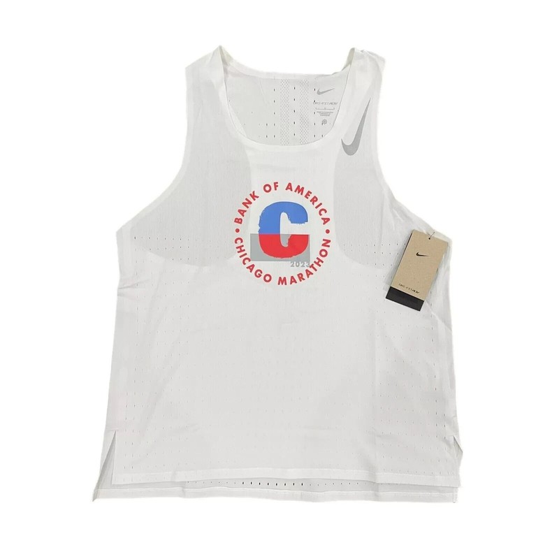 Nike Men Large Dri-FIT ADV 2023 BOA Chicago Marathon AeroSwift Singlet FD2692 gallery