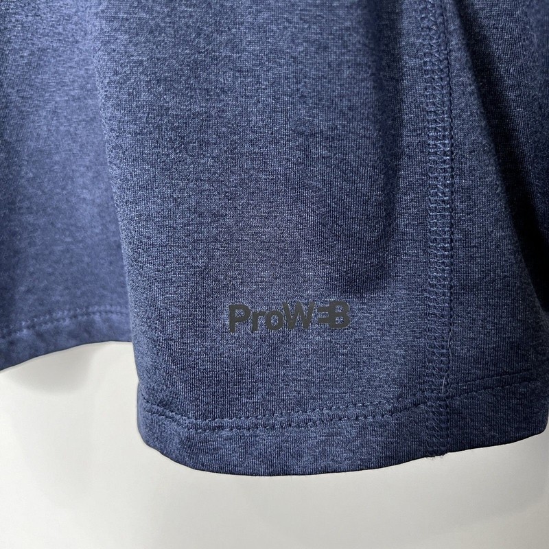 Spyder Active Shirt Long Sleeve Crew Neck Navy Blue Black ProW B Mens Medium gallery