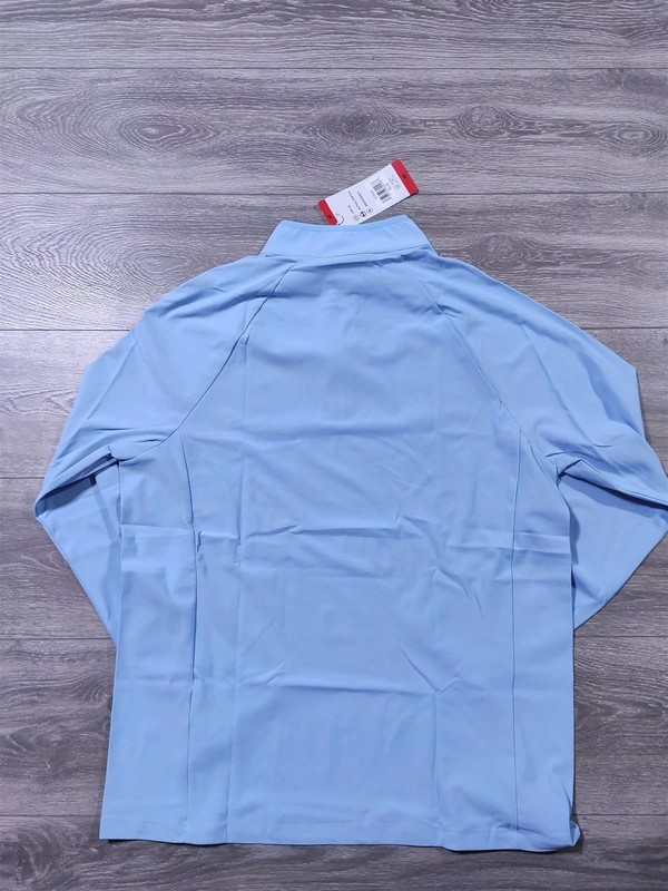 Ben Sherman Sport Mens Medium Blue 1/4 Zip Long Sleeve Active Stretch Shirt NEW gallery