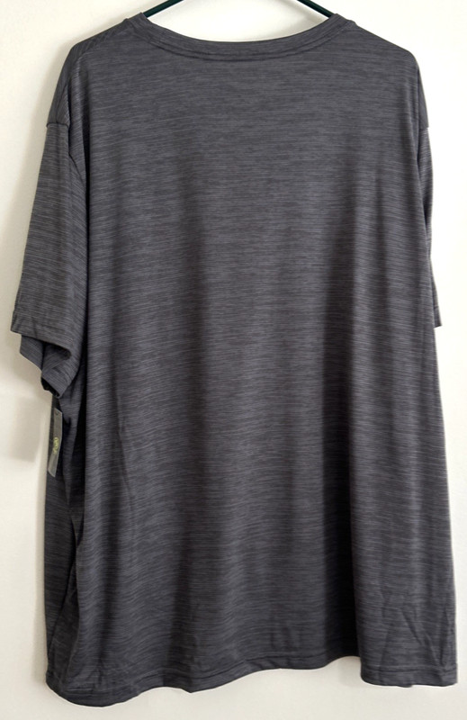 NEW Athletic Works 3X Big Men's Active Crewneck Short Sleeve T-Shirt Poly Tee gallery