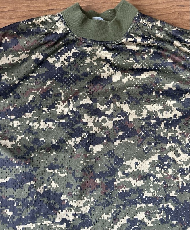 Tippmann Tactical Paintball Jersey Large Green Digital Camo Mesh Long Sleeve Ops gallery