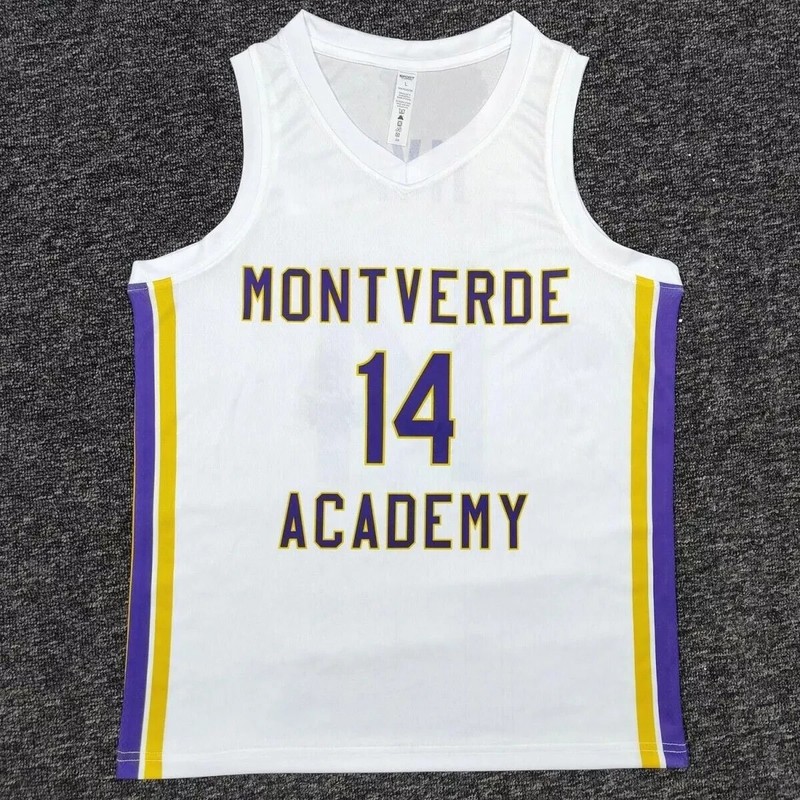 Retro Youth Men Newell #14 High School Basketball Jerseys 4 Colors Sewn Custom gallery