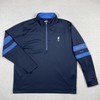 AHead Pullover Mens XL Blue Extreme 1/2 Zip Radley Run Country Club Golfer gallery