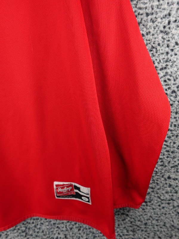 Rawlings Louisville Cardinals Red Pullover Jersey Adult Medium Baseball Warm-Up gallery