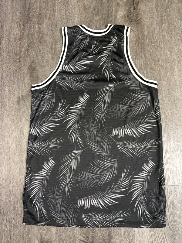 Nike Mens Small DNA Jersey Palm Floral Dri-Fit Black Basketball Tank AJ3536-010 gallery