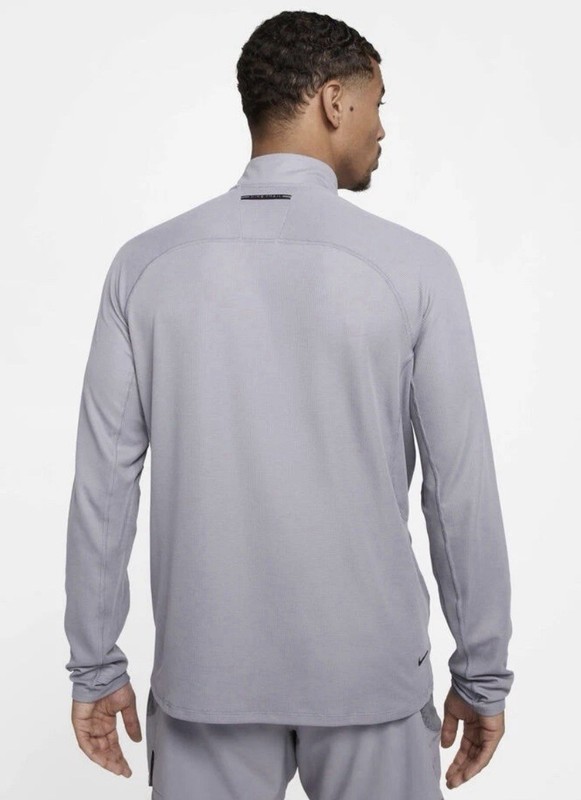 Nike Trail Dri-FIT 1/4 Zip Men's Mid-layer Running Top In Grey L NEW Reg $85 gallery