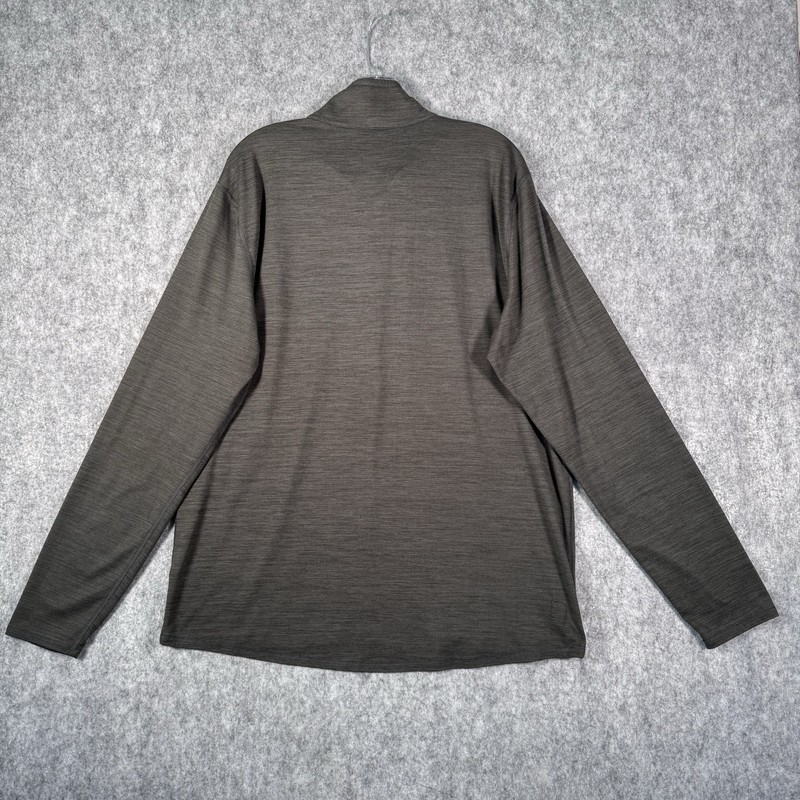 Vuori Ease Performance 1/4 Zip Pullover Mens XL Green Zip Pocket Lightweight gallery