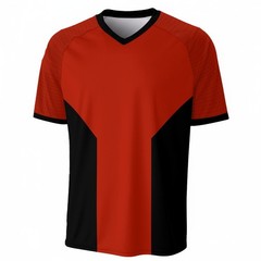 Starship Uniform Costume Casual Short Sleeve Shirt – Red – Blue – Yellow