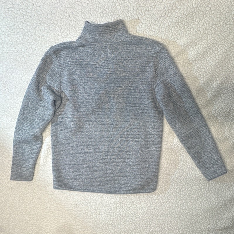 Under Armour ColdGear Polartec Gray Mock Neck Button Pullover Men's Medium Logo gallery