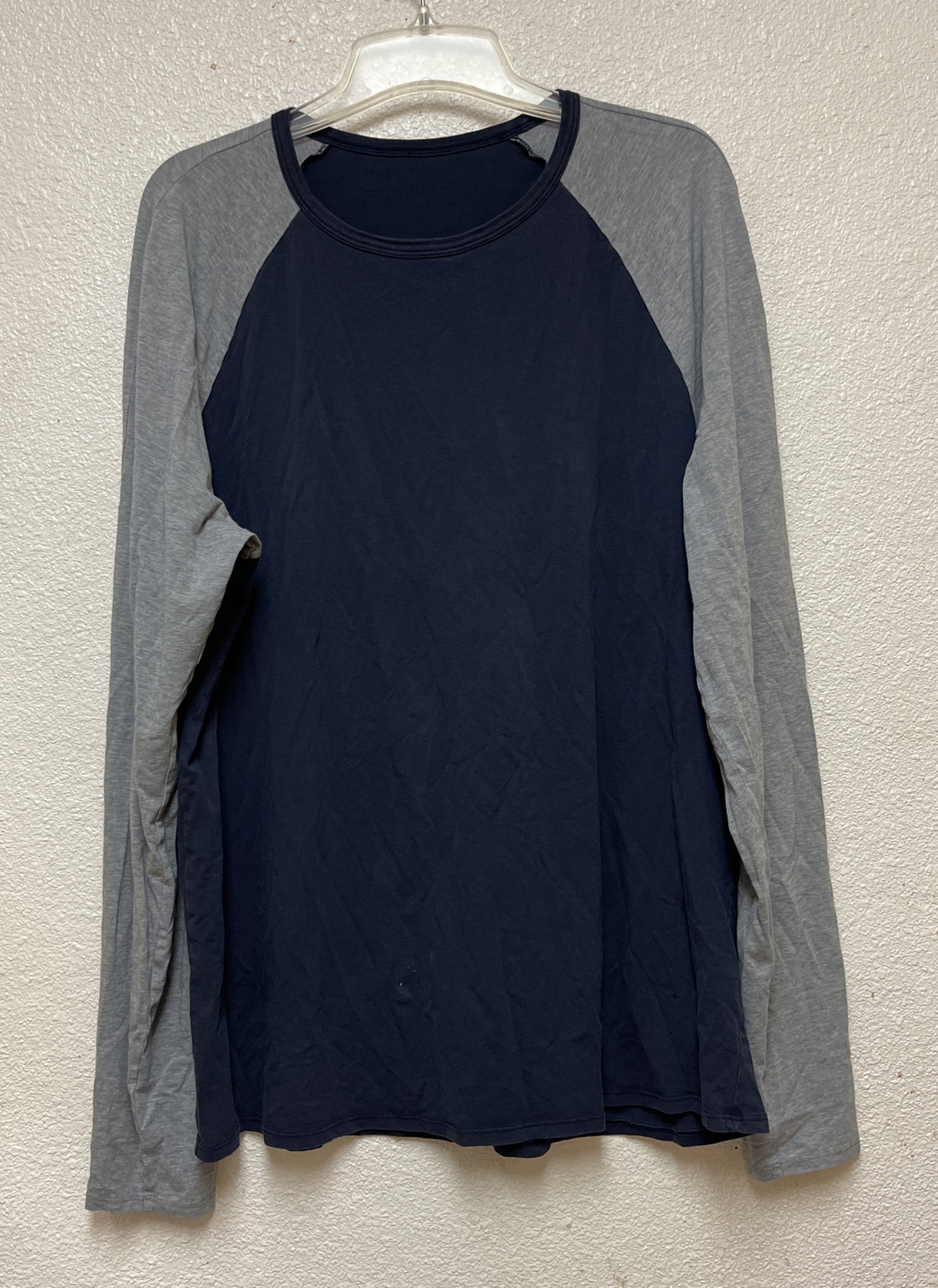 LULULEMON Bodhi Long Sleeve Tee Shirt Blue/Grey Size Large? Read Descr gallery