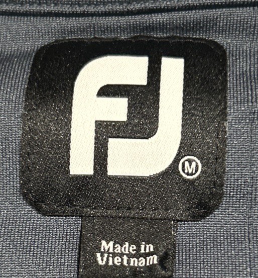 Footjoy 1/4 Zip Royal C.C Performance Golf Pullover Men’s M Dark Green MINT!! gallery