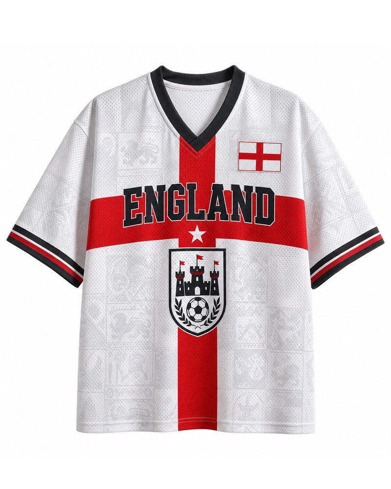 Personalize England Soccer Mesh Jersey, England Football Jersey, Game Day Outfit gallery