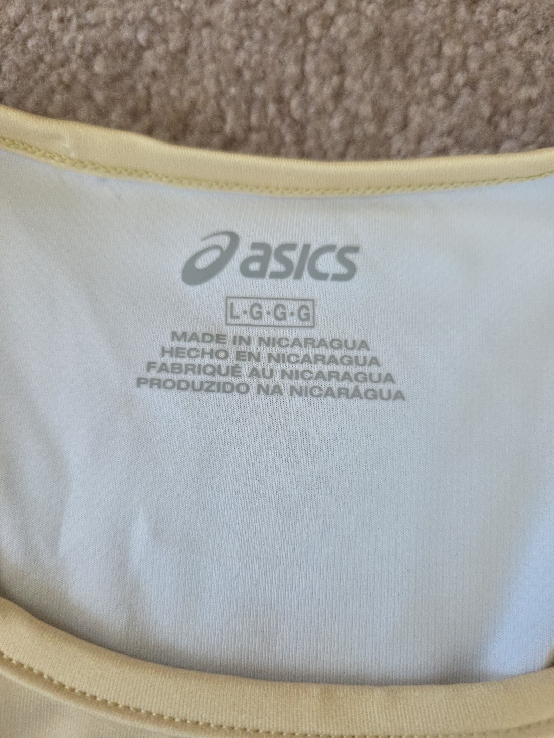 ASICS Mens Rockets Tank Top, Yellow, Large, Sub Run Singlet Color 106, NWT gallery