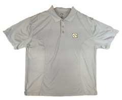 P2 by PRO PLAYER Light Blue North Carolina Logo Short Sleeve Polo Shirt Size XL