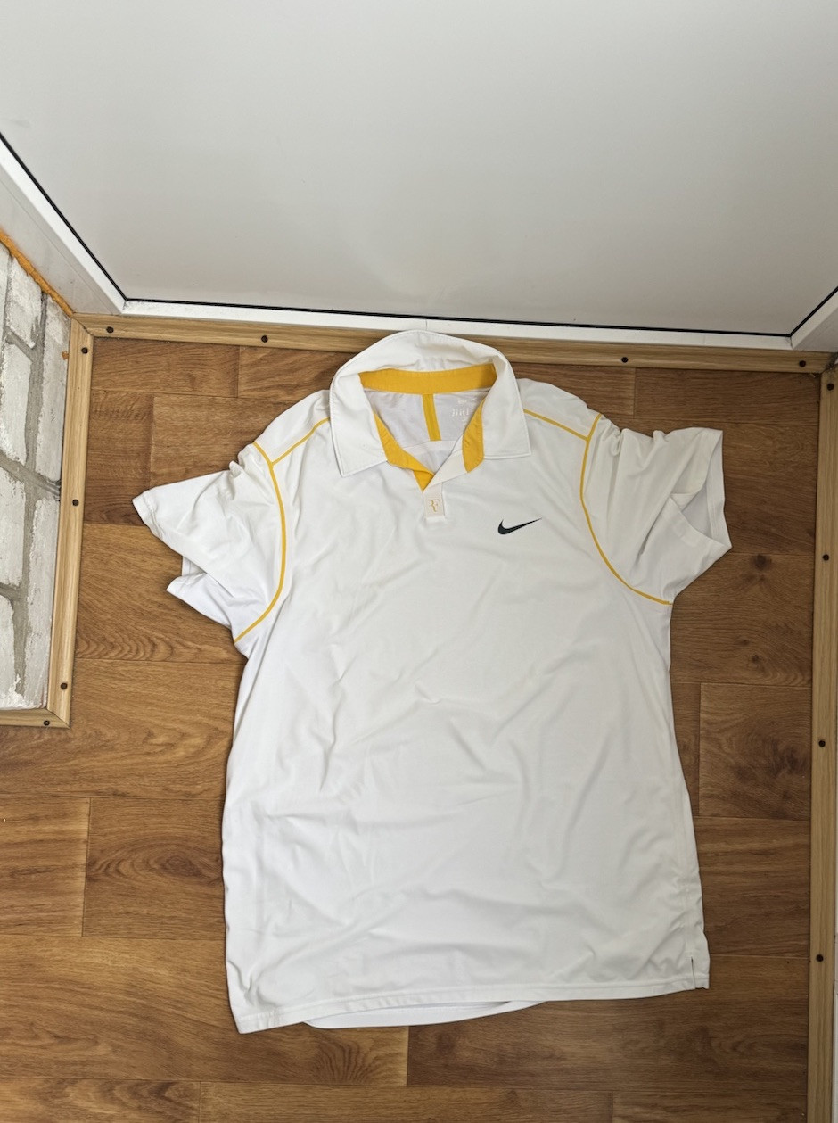 Nike Roger Federer RF 2011 Australian Open Tennis Polo Shirt L Nadal BLOCK CORE gallery