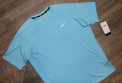 NWT NIKE MEN’S HYDROGUARD Swim T-Shirt Light Blue S M L XL