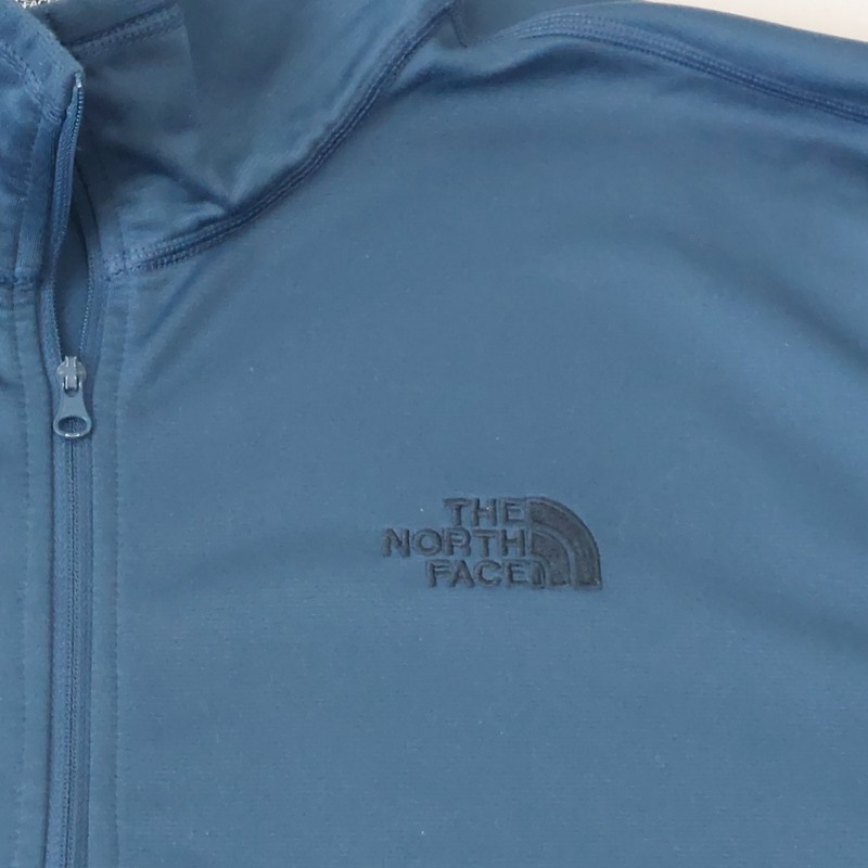 The North Face Tech Glacier Pullover Mens XL Steel Blue 1/4 Zip Fleece Hiking gallery