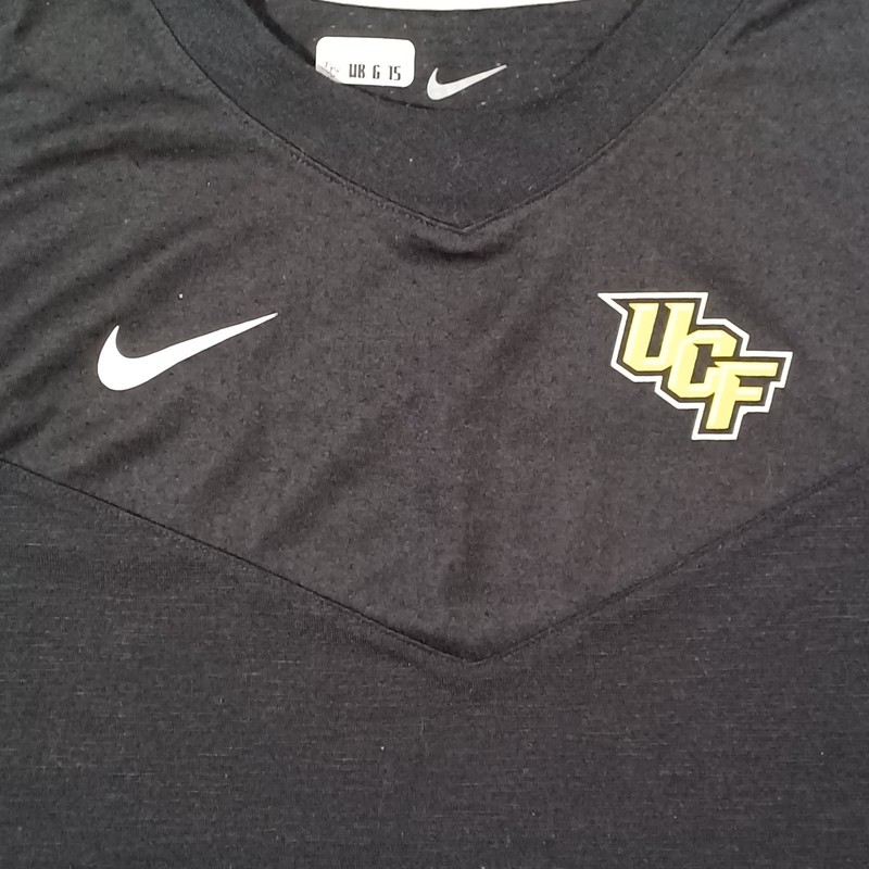 Lot Of 2 Nike UCF Knight Team-Issued Long Sleeve Atheltic Shirts Mens Sz L Black gallery
