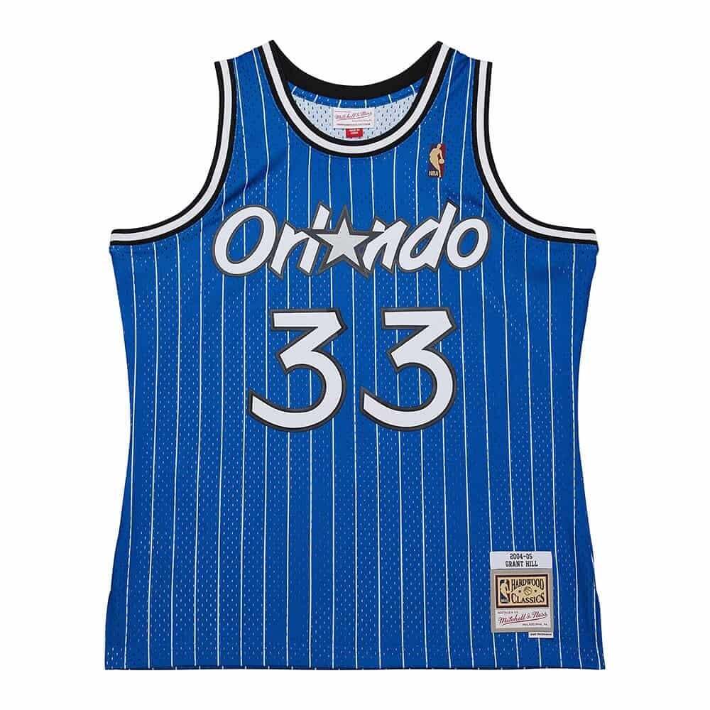 MENS MITCHELL & NESS NBA BLUE ALTERNATE JERSEY MAGIC 2004 GRANT HILL gallery