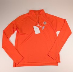 Nike Connecticut Sun WNBA Dri-FIT 1/4 Zip Pullover Jacket Womens Size S Orange