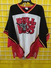 BULL DOGS HOCKEY JERSEY ATHLETIC KNIT #86 MENS XL