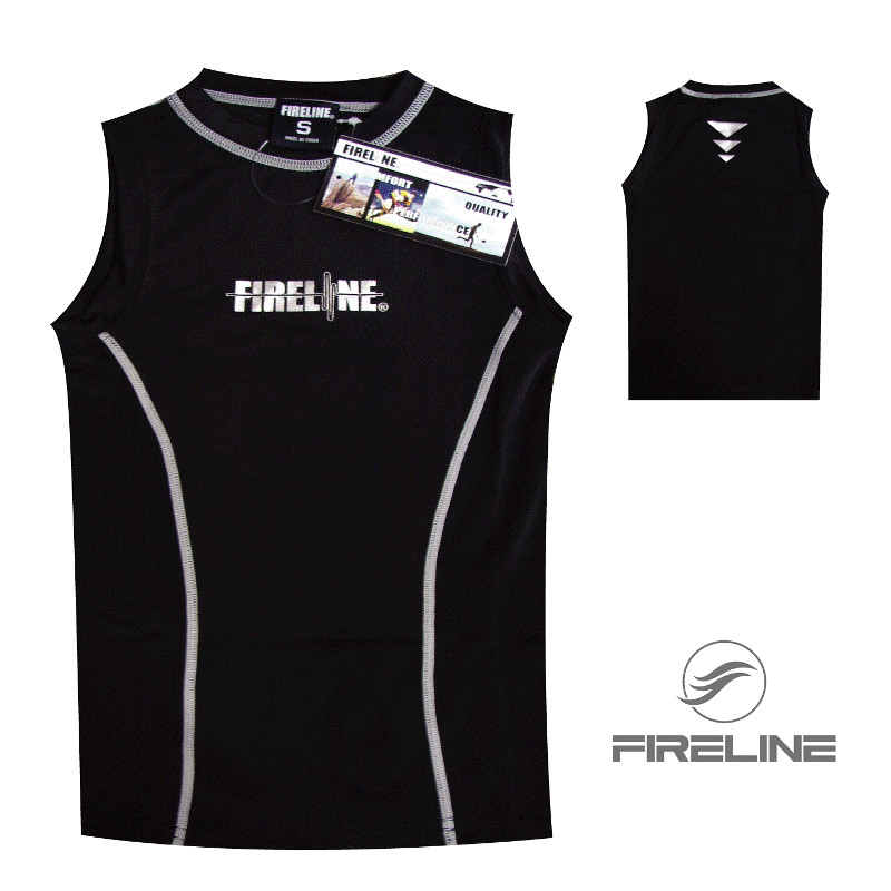Long Sleeve or Sleeveless Compression Top Vest Black Beige Adult Kids FREE SOCKS gallery