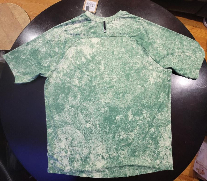 The North Face - Men’s Green Big Pine S/Sleeve Marble Print Slim Fit Shirt Sz XL gallery