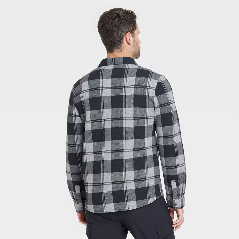 Men Shirt Jacket - All In Motion Black Onyx S gallery