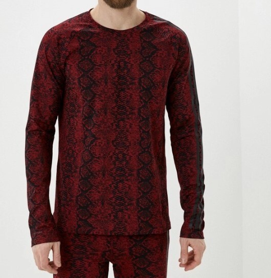 Adidas x Ivy Park HI1952 Haut Snakeskin Print Baselayer Cherry Wood ( M )