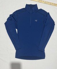 Arc’teryx Cormac Zip Neck Mens Medium Blue Performance Outdoor Running Pullover